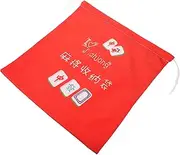 HAWILLOSCH Durable Mahjong Storage Bag Drawstring Organizer for Mahjong Tiles Seeds Pouches Lightweight Oxford for Travel the Easy to Clean Design