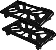 Parliky Adjustable Pc Tower Stand Floor Computer Stand Wheels Mobile Laptop for Home Office