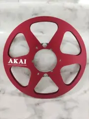 One Pair Red 10.5'' Aluminium tape reel for Akai Reel To Reel tape recorder