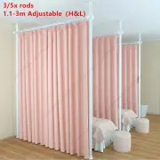 Large Room Divider Panel Privacy Partition Divider Screen Rod 1.1-3m Adjustable
