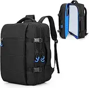 PGmoon Travel Backpack Compatible with Playstation5, Protective Carrying Case Bag for 15.6’’ Laptop, Controllers, Game Discs and More Gaming Accessories (Patent Design)