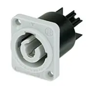 Neutrik NAC3MPB-1 PowerCON "OUT" Chassis Panel Mount Power Connector Gray