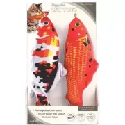 NWT Zip Kitty 11" Floppy Fish Cat Toys. Interactive Automatic Flopping USB 2 pk