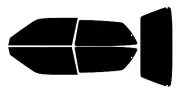 Window Tint For Honda Civic 2 Door Hatch 90-91 Precut Nano Ceramic Car Film Kit (for: Honda Civic)