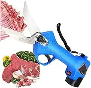Kitchen Scissors, Heavy Duty Electric Scissors, Professional Cordless Kitchen Scissors with Stainless Steel Binding for Food, Poultry, Bird of Prey, Crab, Seafood, Cooking Herbs