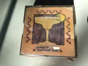 Thirstystone Square Diamond Metal Holder-Brown Sandstone Coasters Set