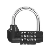 Combination Padlock, 5 Digit Gym Locker Lock Alloy Steel Password Padlock, Black