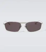 [Balenciaga] Balenciaga Tag 3.0 rectangular sunglasses One Size silver