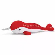 Valentine's Day Narwhal You Are One Of A Kind Plush Toy
