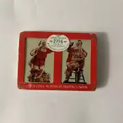 Coca-Cola Santa Clause Playing cards 1994 Limited Edition in a Collectible Tin