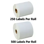 4''X6'' 500/250 Direct Thermal Shipping Labels for Zebra LP2844 Eltron GX430T