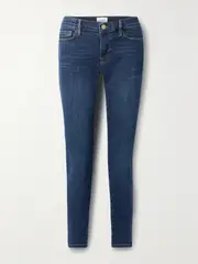 [FRAME] FRAME - Le Garcon Cropped Boyfriend Jeans - Mid denim - 23 23 Blue