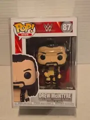 Funko Pop WWE DREW McINTYRE #87 NIB + PROTECTOR