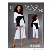 Vogue Designer Sewing Pattern 1804, Tom and Linda Platt Tunic, Pants 8 - 16, New