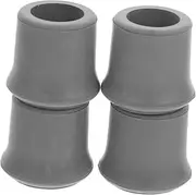 4Pcs Shower Chair Replacement Rubber Tips for Commode Chairs and Bath Seats Non Slip Floor Protectors for Seniors Fit Durable Rubber Feet Covers