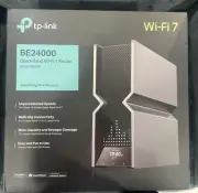 TP-Link Archer BE900 Quad-Band BE24000 Wi-Fi 7 Router - Black
