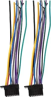 COHEALI Car Stereo Harness Adapter Install Wire Harness for Car Audio Speaker Wire Kit