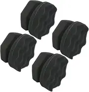 Anneome 4pcs Car Wax Foam Sponge Waxing Sponge Pad Waxing Polish Wax Foam Sponge Wax Applicator Detailing Tool Polish Pad Kit Car Foam Sponge Wax Applicator Pads Tire Sponge Clean Foam Pad