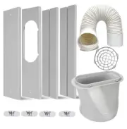 Portable Air Conditioner Window Kit with Hose, Adjustable Window Seal