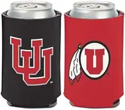 WinCraft NCAA University Utah Utes 1-Pack 12 oz. 2-Sided Design Can Cooler