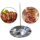 Vertical Skewer Stand BBQ Vertical Skewer for Grills Smoker Oven