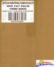 2020 Panini Absolute Football JUMBO FAT PACK 20 Box Factory Sealed CASE-4,800 Cd