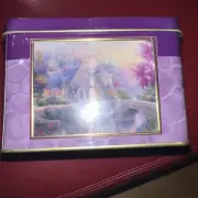 See Photos. THOMAS KINKADE Puzzle Blessings Of Spring Limited Ed 100 Piece Box
