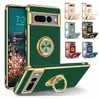 For Google Pixel 8/8 pro/7 Pro/7a/6a Shockproof Case Ring Kickstand Cover