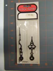 Vintage Primex Black Clock Hands Part # 323 BL NOS