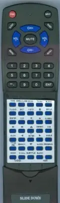 Replacement Remote for Haier TV-1870-04, TDC2015S