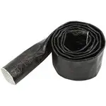 Aeroflow Aluminised Heat Sleeve 5/8"-1"Black Finish 3.7 Meter / 12Ft - AF91-5011BLK