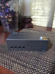 Displayport KVM Switch Dual Monitor 4 Computers 8K@60Hz USB 3.0 DP 1.2 READ DESC