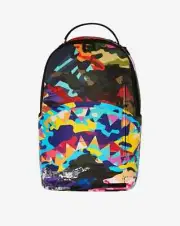 Sprayground Sliced and Diced BackpackNew Black Bookbag Checkered School Bag