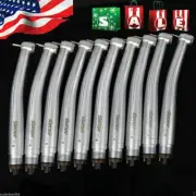 10X Dental Handpieces High Speed Handpiece Standard Push Button spray Turbine 4H