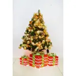 節慶王【X041400】4尺裝飾聖誕樹(金)，DIY佈置/聖誕樹/聖誕佈置/材料包/成品樹