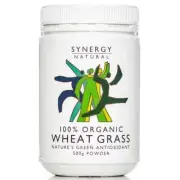 New Synergy Natural Organic Wheat Grass 500g Wheatgrass