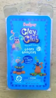 New SCULPEY CLAY CLUB Goofy Googlies Oven Bake Clay Kit