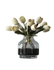 [Vicky Yao] Real Touch Artificial Tulip With Melamcholy Feature