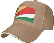 [SSIULUS] Flag of Seychelles Casquette Cap Hats,Trucker,Baseball Cap with Snapback,Perfect for Summer,Golf