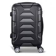 Luggage Trolley Travel Suitcase Set TSA Hard Case Lightweight Strap Carry 20"