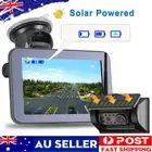 Solar Wireless Reverse Backup Camera 5" Monitor For Camper/Truck/Hitch/Trailer
