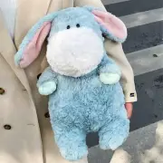 40cm Japanese Kawaii Soft Plush Toys Stuffed Animal Dolls Blue Donkey