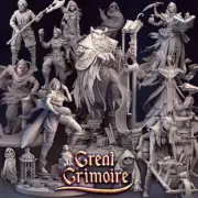 Secret Sand Library by Great Grimoire | TTRPG | RPG | Miniature | D&D | DnD