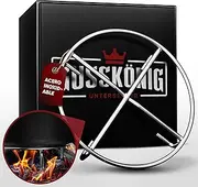 Gusskönig Stainless Steel Trivet 20 x 20 cm - Shelf for Dutch Oven and Cookware - Stable Surface on Coals or Other Heat Sources up to 600°