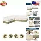 UV-Protected Rip-Stop Outdoor Furniture Cover - Adjustable Fit & 3 Air Vents