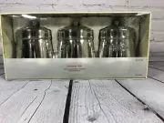 Stainless Steel Free Standing 3 Piece Canister Set Sugar Tea Coffee 2006