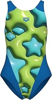 [arena] Girls Performance Star Shaped Swim Tech Back One Piece Swimsuit