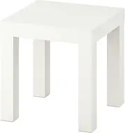 [IKEA] Varnished Side Table in White; (35 x 35 cm)