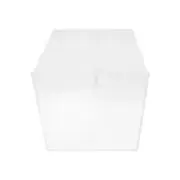 12'' x 12'' x 12'' Lucite Clear Acrylic 5 Sided Cube Bin Retail Display