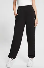 GUESS Cecilia Scuba Joggers in Jet Black at Nordstrom, Size Large
